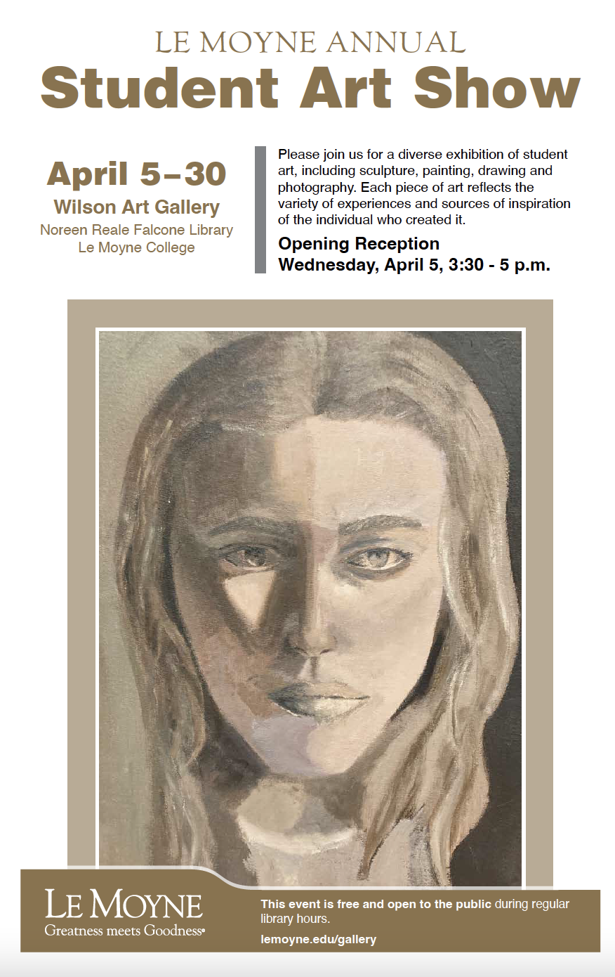 Le Moyne Annual Student Art Show | Le Moyne College Library News and ...